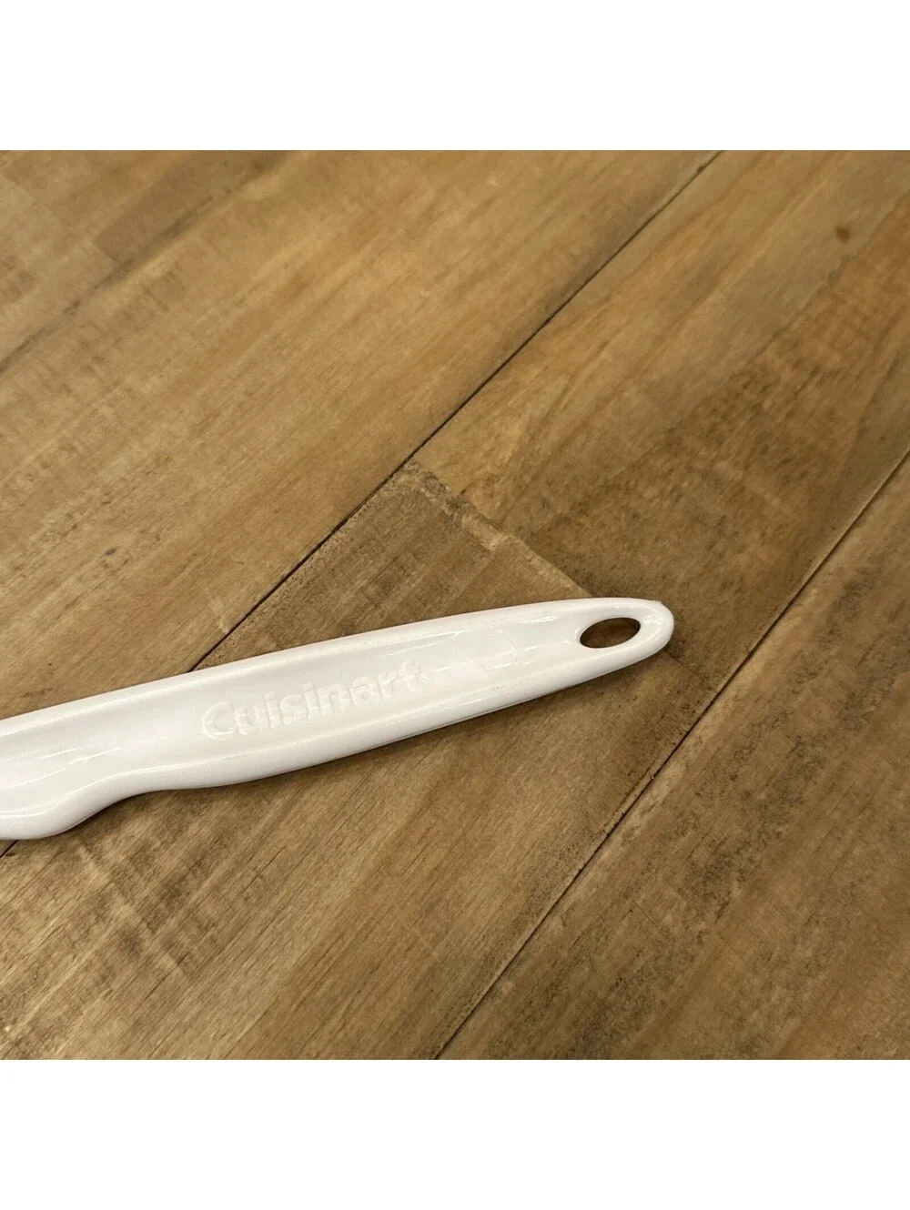 Cuisinart Bowl Scraper Spatula 10” White Food Processor Plastic DLC-650 Hangs